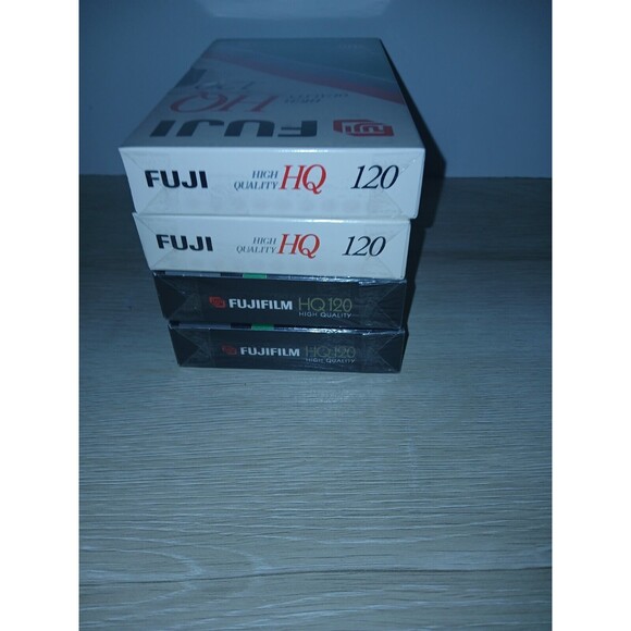 Lot Of 4 Fuji Film VHS Blank Video Tapes 6 hours HQ 120 High Quality USA Made - Picture 6 of 16